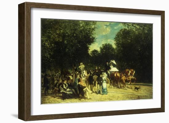 A Day in the Park-Auguste Molins-Framed Giclee Print