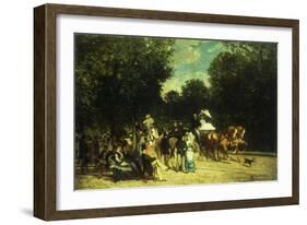 A Day in the Park-Auguste Molins-Framed Giclee Print