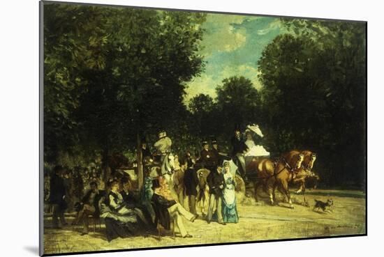 A Day in the Park-Auguste Molins-Mounted Giclee Print