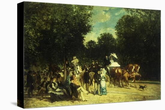 A Day in the Park-Auguste Molins-Stretched Canvas