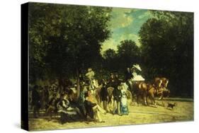 A Day in the Park-Auguste Molins-Stretched Canvas
