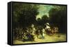 A Day in the Park-Auguste Molins-Framed Stretched Canvas