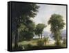 A Day on the Hudson-George Henry Durrie-Framed Stretched Canvas