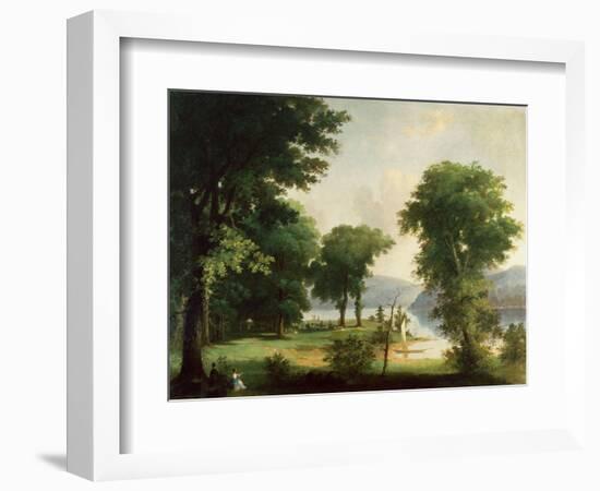 A Day on the Hudson-George Henry Durrie-Framed Giclee Print