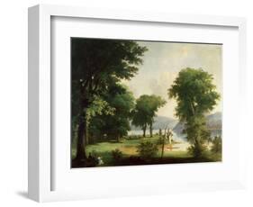 A Day on the Hudson-George Henry Durrie-Framed Giclee Print