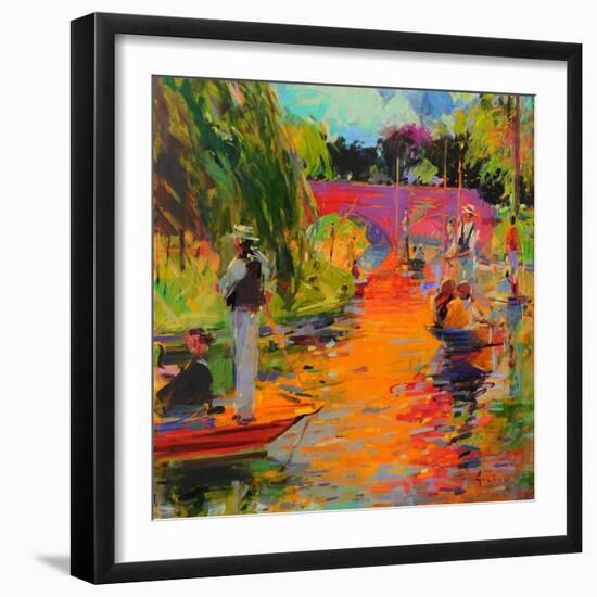 A Day on the River Cam-Peter Graham-Framed Giclee Print
