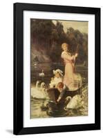 A Day on the River-Frederick Morgan-Framed Premium Giclee Print