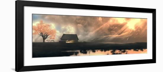 A Day passes By-Stephane Belin-Framed Art Print