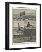 A Day's Antelope-Hunting in Nevada, North America-null-Framed Giclee Print