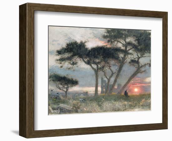 A Day's End: "It Might Have Been"-Albert Goodwin-Framed Giclee Print