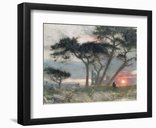 A Day's End: "It Might Have Been"-Albert Goodwin-Framed Giclee Print