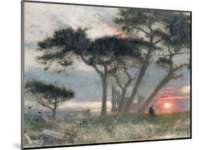 A Day's End: "It Might Have Been"-Albert Goodwin-Mounted Giclee Print