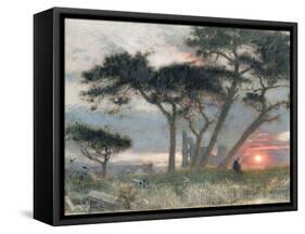 A Day's End: "It Might Have Been"-Albert Goodwin-Framed Stretched Canvas