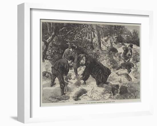 A Day's Ferreting in the Christmas Holidays-George Bouverie Goddard-Framed Giclee Print