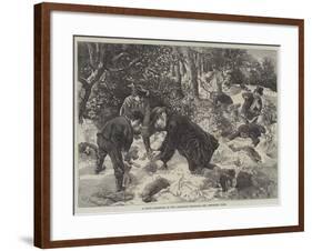 A Day's Ferreting in the Christmas Holidays-George Bouverie Goddard-Framed Giclee Print