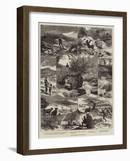 A Day's Fishing on the Teign-Walter Bothams-Framed Giclee Print