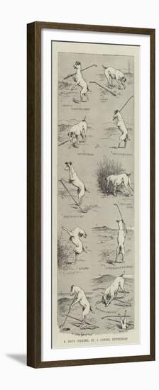 A Day's Golfing, by a Canine Enthusiast-William Ralston-Framed Premium Giclee Print