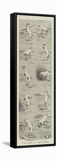 A Day's Golfing, by a Canine Enthusiast-William Ralston-Framed Stretched Canvas