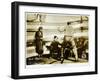 A Day's Pleasure, Edna Purviance, Charlie Chaplin, Tom Wilson, 1919-null-Framed Art Print