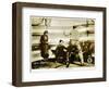 A Day's Pleasure, Edna Purviance, Charlie Chaplin, Tom Wilson, 1919-null-Framed Art Print