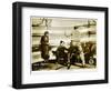 A Day's Pleasure, Edna Purviance, Charlie Chaplin, Tom Wilson, 1919-null-Framed Art Print