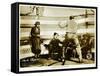 A Day's Pleasure, Edna Purviance, Charlie Chaplin, Tom Wilson, 1919-null-Framed Stretched Canvas