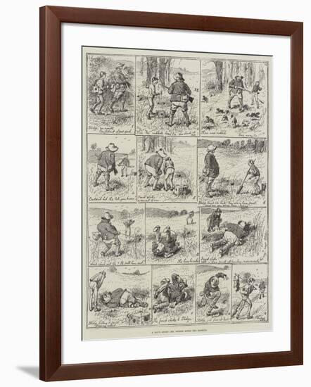 A Day's Sport, Mr Stodge after the Rabbits-Alfred Courbould-Framed Giclee Print