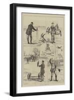 A Day with a Hawking Club-null-Framed Giclee Print