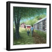 A Day with Dad-Kevin Dodds-Framed Giclee Print