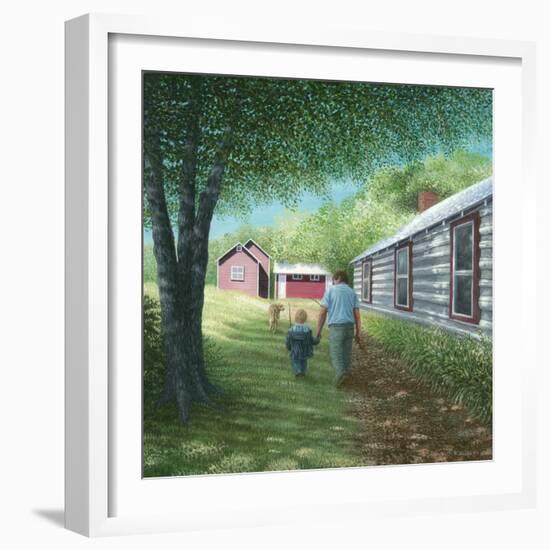 A Day with Dad-Kevin Dodds-Framed Giclee Print