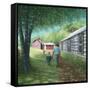 A Day with Dad-Kevin Dodds-Framed Stretched Canvas