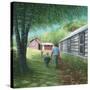 A Day with Dad-Kevin Dodds-Stretched Canvas