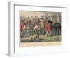 A Day with Puffingtons Hounds, 1865-Bradbury, Evans and Co-Framed Giclee Print