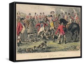 A Day with Puffingtons Hounds, 1865-Bradbury, Evans and Co-Framed Stretched Canvas