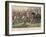 A Day with Puffingtons Hounds, 1865-Bradbury, Evans and Co-Framed Giclee Print