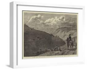 A Day with the Brighton Harriers, the Hounds Crossing the Devil's Dyke-John Charles Dollman-Framed Giclee Print