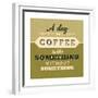 A Day Without Coffee 1-Lorand Okos-Framed Premium Giclee Print