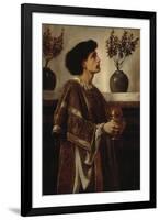 A Deacon, 1863 (Oil on Canvas)-Simeon Solomon-Framed Giclee Print