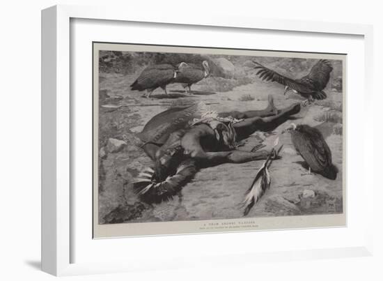 A Dead Angoni Warrior-Harry Hamilton Johnston-Framed Giclee Print