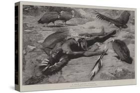 A Dead Angoni Warrior-Harry Hamilton Johnston-Stretched Canvas