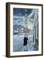 A December Dusk at Tredegar, 1992-Huw S. Parsons-Framed Giclee Print