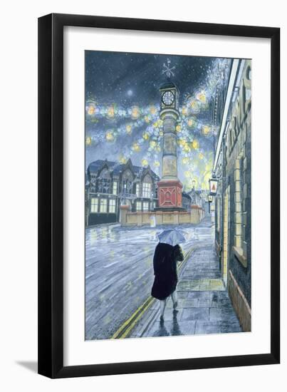 A December Dusk at Tredegar, 1992-Huw S. Parsons-Framed Giclee Print