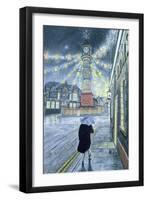 A December Dusk at Tredegar, 1992-Huw S. Parsons-Framed Giclee Print