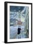 A December Dusk at Tredegar, 1992-Huw S. Parsons-Framed Giclee Print