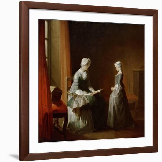 A Decent Education-Jean-Baptiste Simeon Chardin-Framed Giclee Print