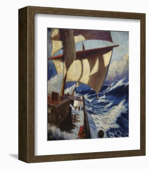 A Deck Scene-Herbert Barnard John Everett-Framed Premium Giclee Print