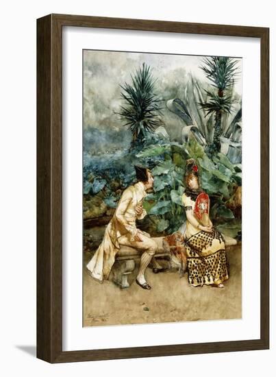 A Declaration of Love, 1887-Ettore Simonetti-Framed Giclee Print