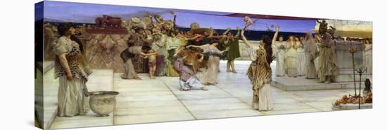 A Dedication to Bacchus, 1889-Sir Lawrence Alma-Tadema-Stretched Canvas