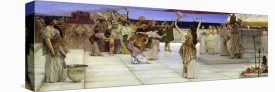 A Dedication to Bacchus, 1889-Sir Lawrence Alma-Tadema-Stretched Canvas