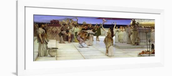 A Dedication to Bacchus, 1889-Sir Lawrence Alma-Tadema-Framed Giclee Print